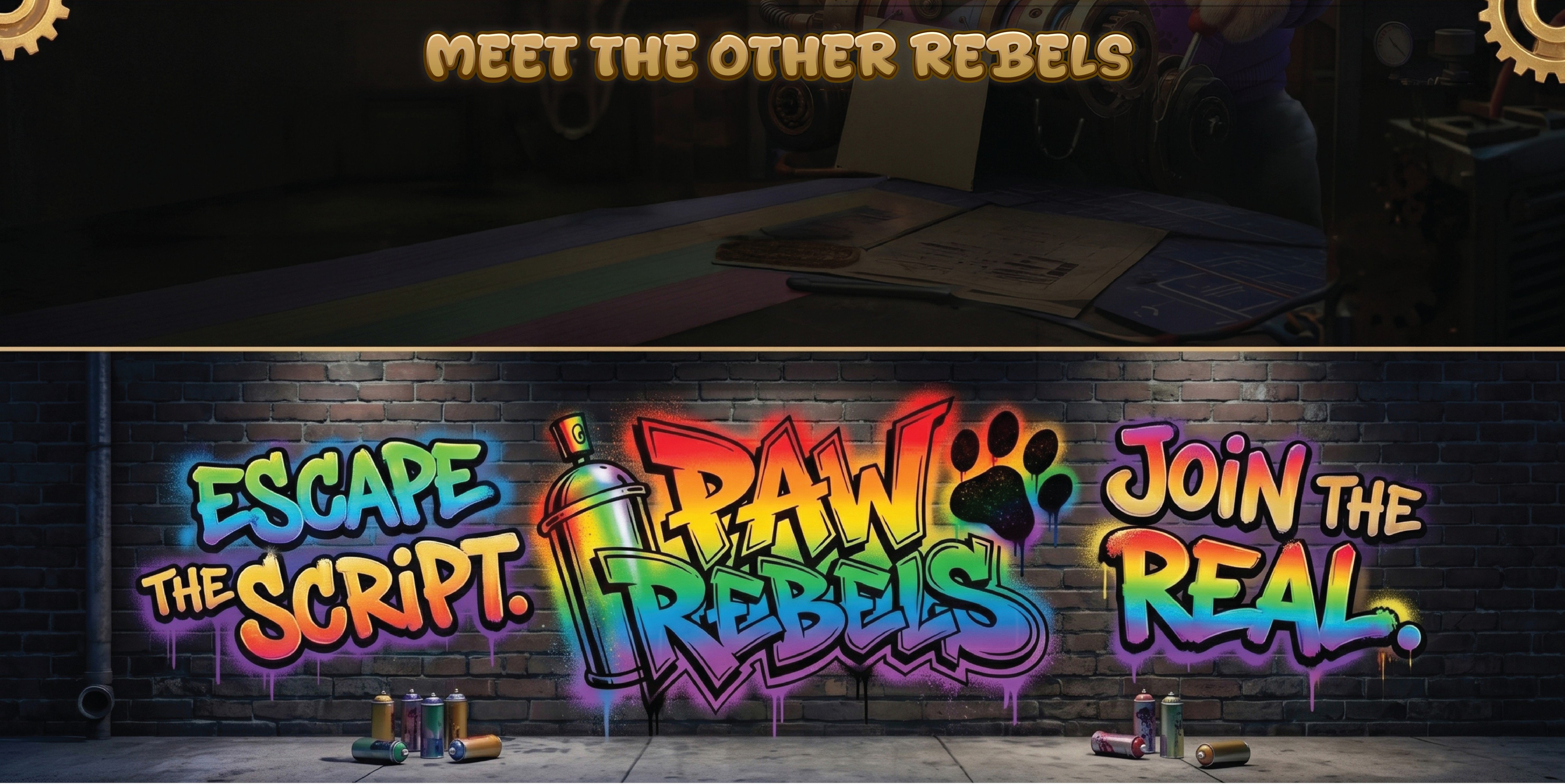 Paw Rebels Footer